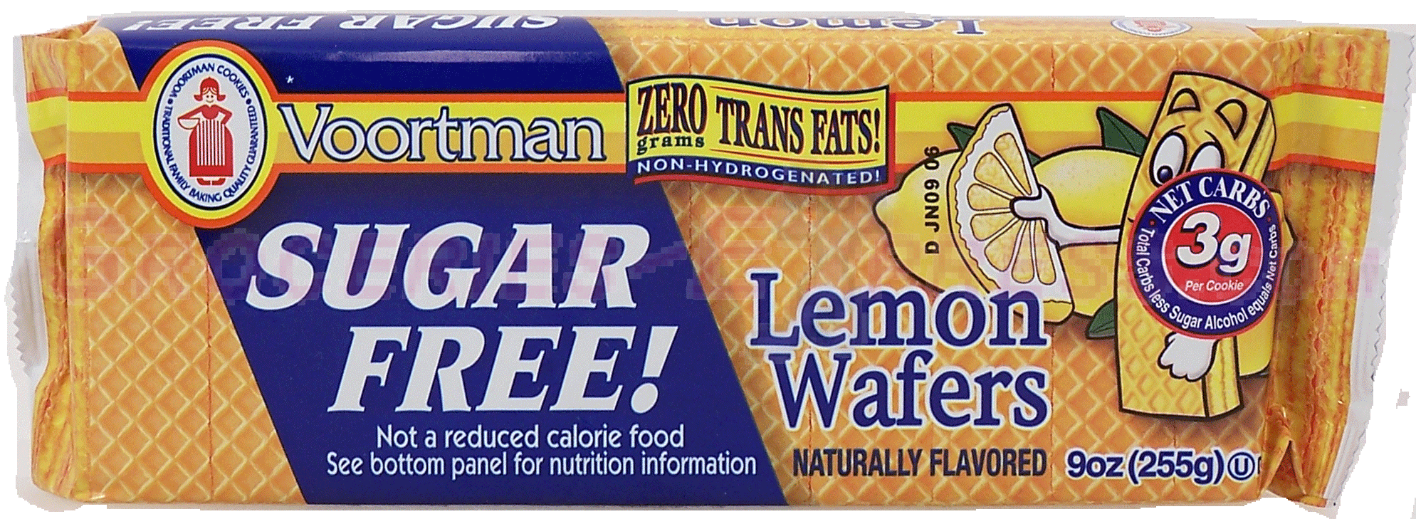 Voortman  sugar free lemon wafer cookies Full-Size Picture